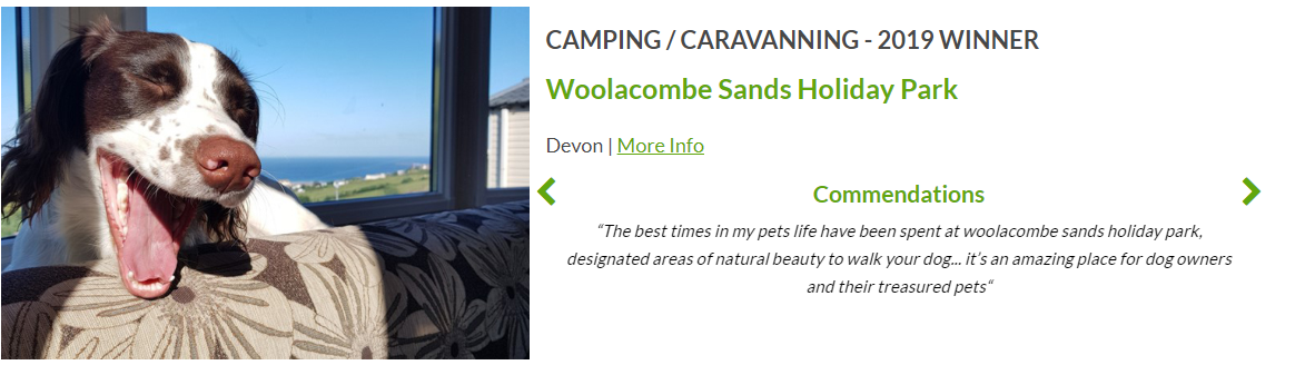 Dog Friendly Woolacombe Sands Holiday Park 