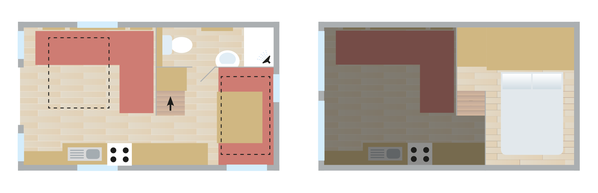 S Pod Floor Plan Woolacombe Sands Holiday Park