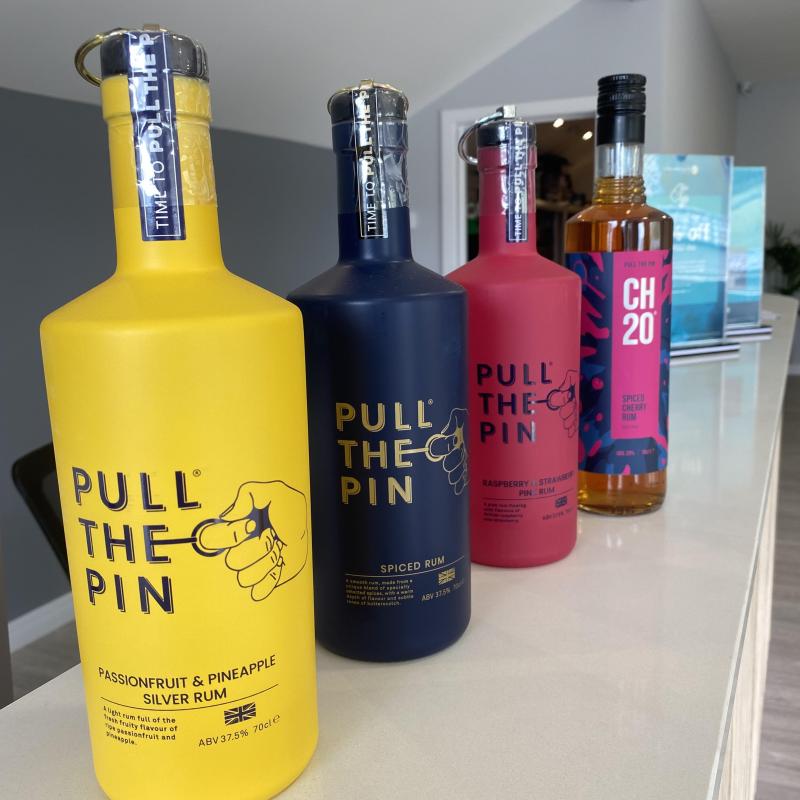 Pull the Pin Rum at Woolacombe Sands 