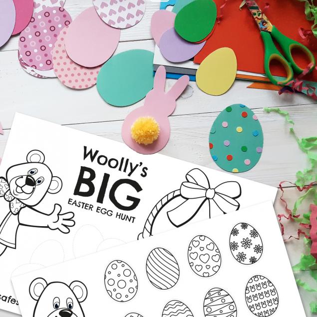 Kids Free Easter Egg Hunt Activity Sheet
