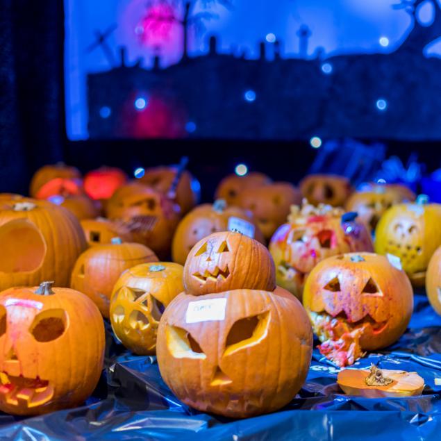 Pumpkin carving competition at Woolacombe Sands Holiday Park