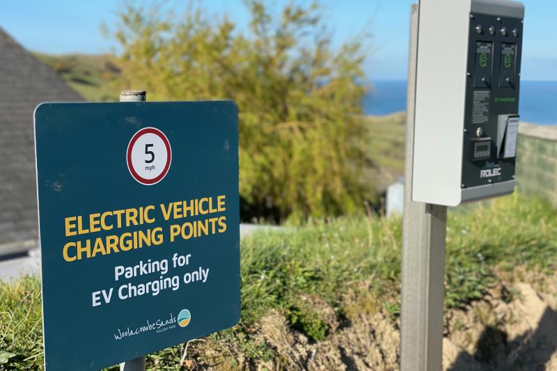 EV Charging at Woolacombe Sands Holiday Park