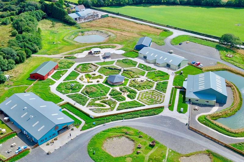 Quince Honey Farm Ariel View