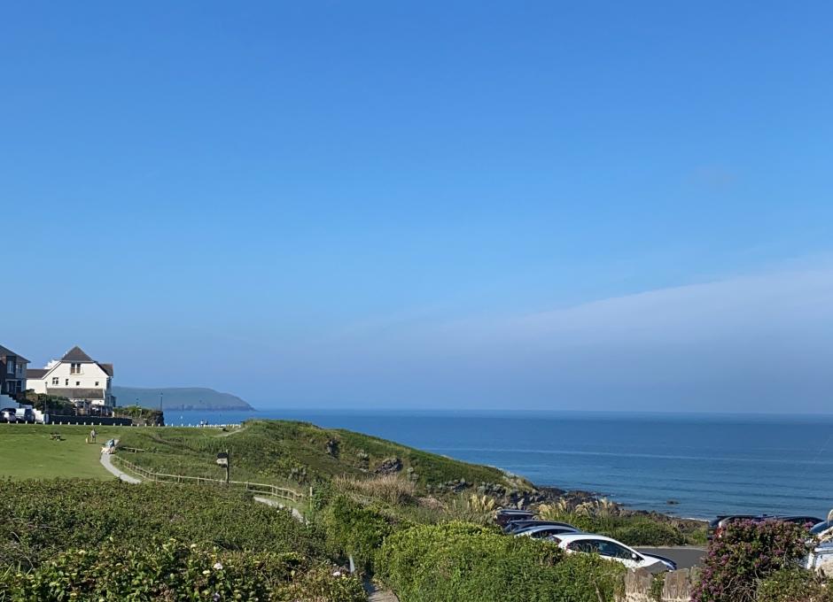 Entrance to Watersmeet Beach Woolacombe 