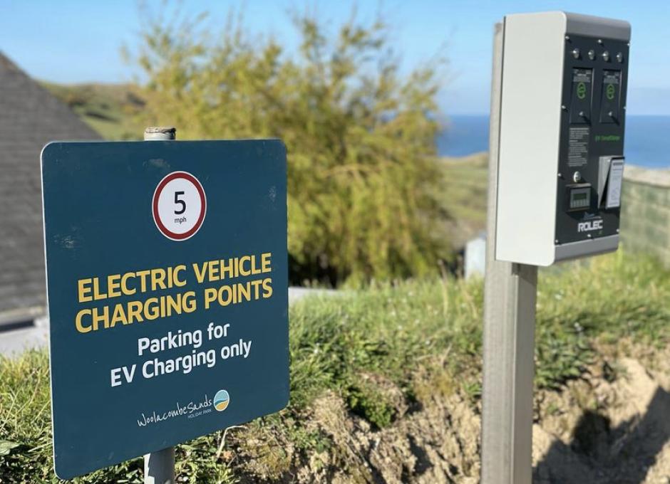 EV Charging at Woolacombe Sands Holiday Park