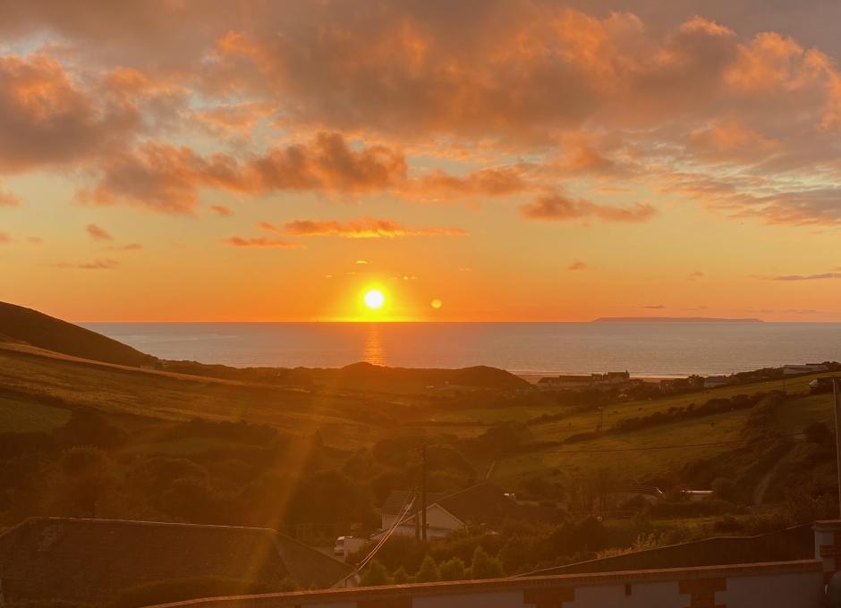 Sunset from Woolacombe Sands Balcony