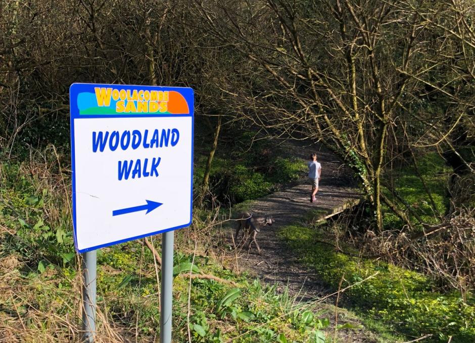 Woodland Walk at Woolacombe Sands Holiday Park 