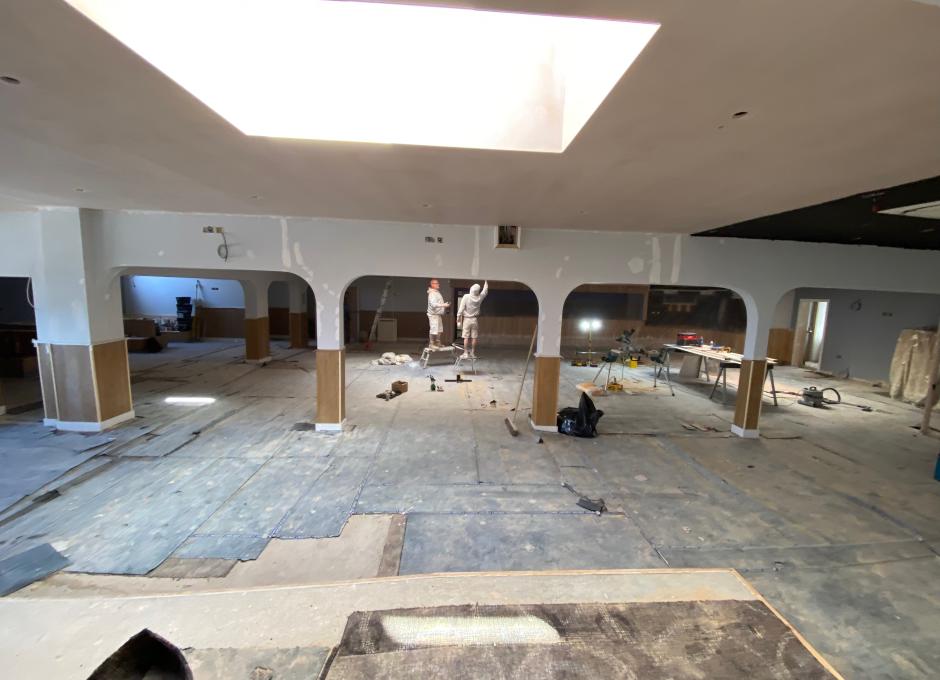 Clubhouse renovation at Woolacombe Sands Holiday Park